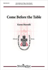Come Before the Table SATB choral sheet music cover Thumbnail